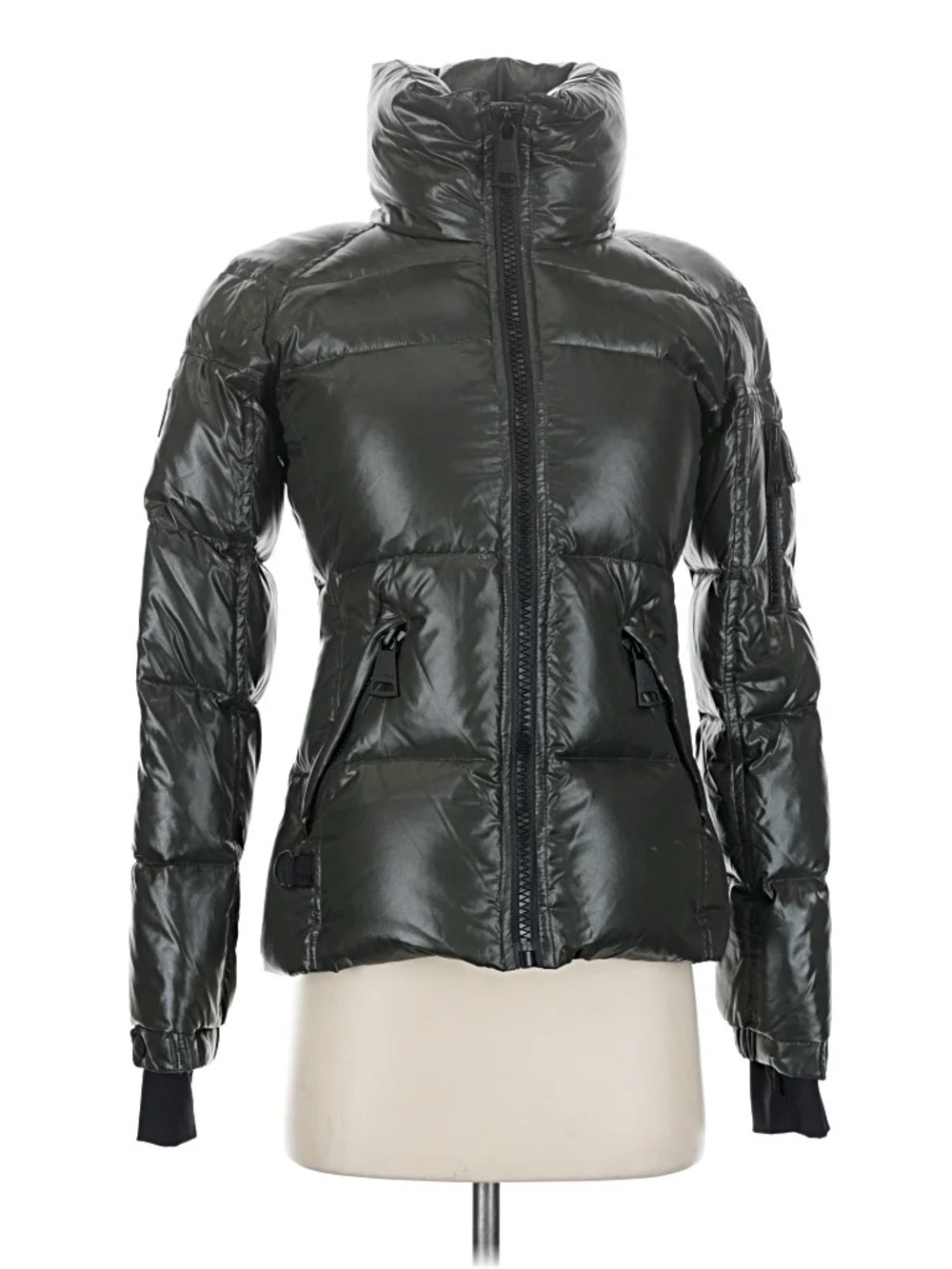 SAM NEW YORK Puffer Jacket - Olive Green